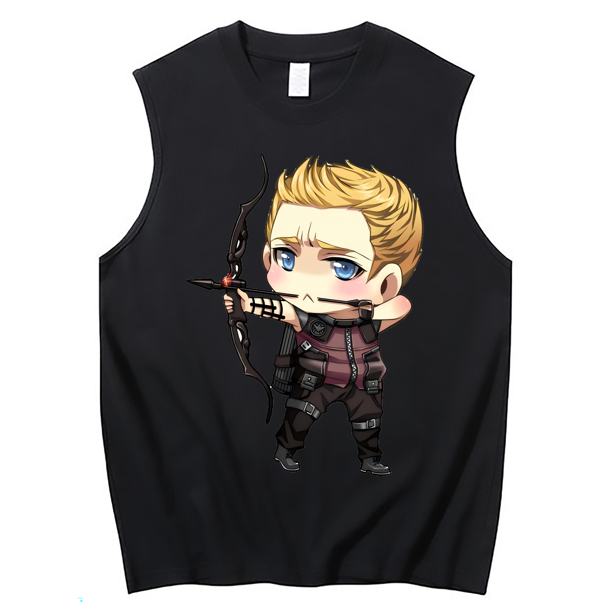 （画像用） アベンジャーズ The Avengers コットン100％タンクトップ（フロントプリント）