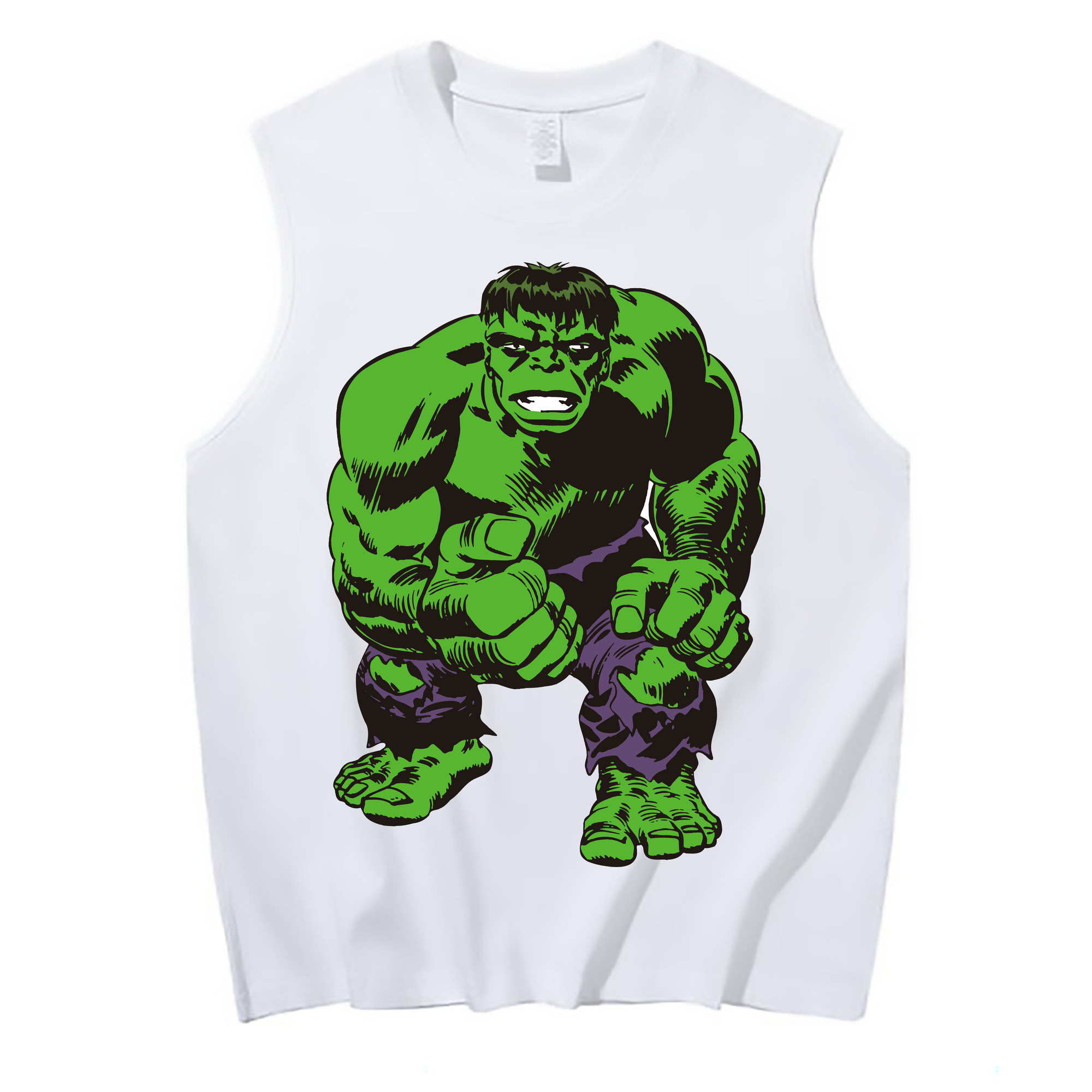 （画像用） アベンジャーズ The Avengers コットン100％タンクトップ（フロントプリント）