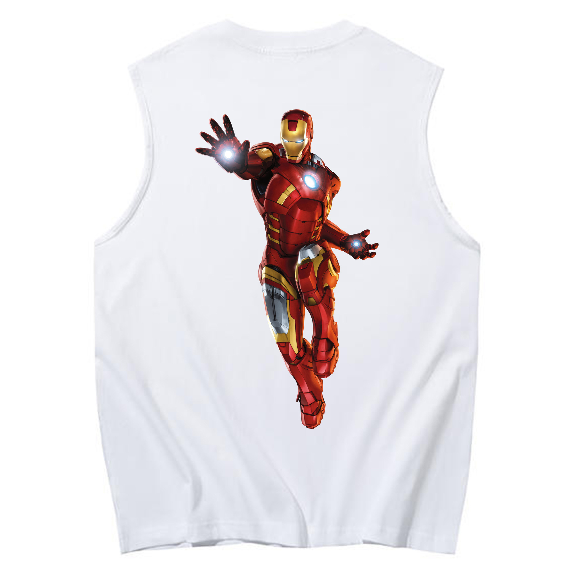 （画像用） アベンジャーズ The Avengers コットン100％タンクトップ（背面プリント）