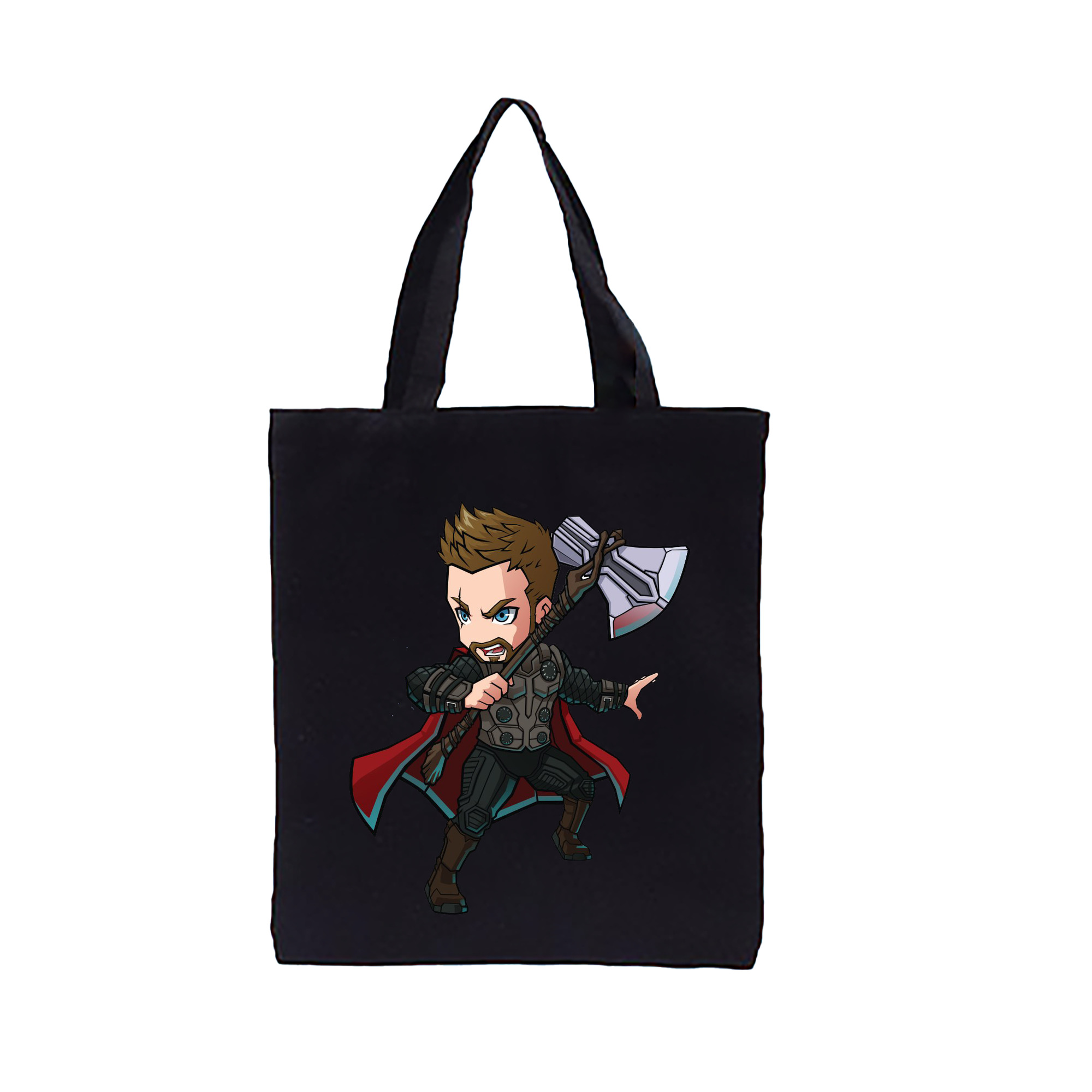 （画像用） アベンジャーズ The Avengers 縦型キャンバス生地手提げバッグ　トートバッグ