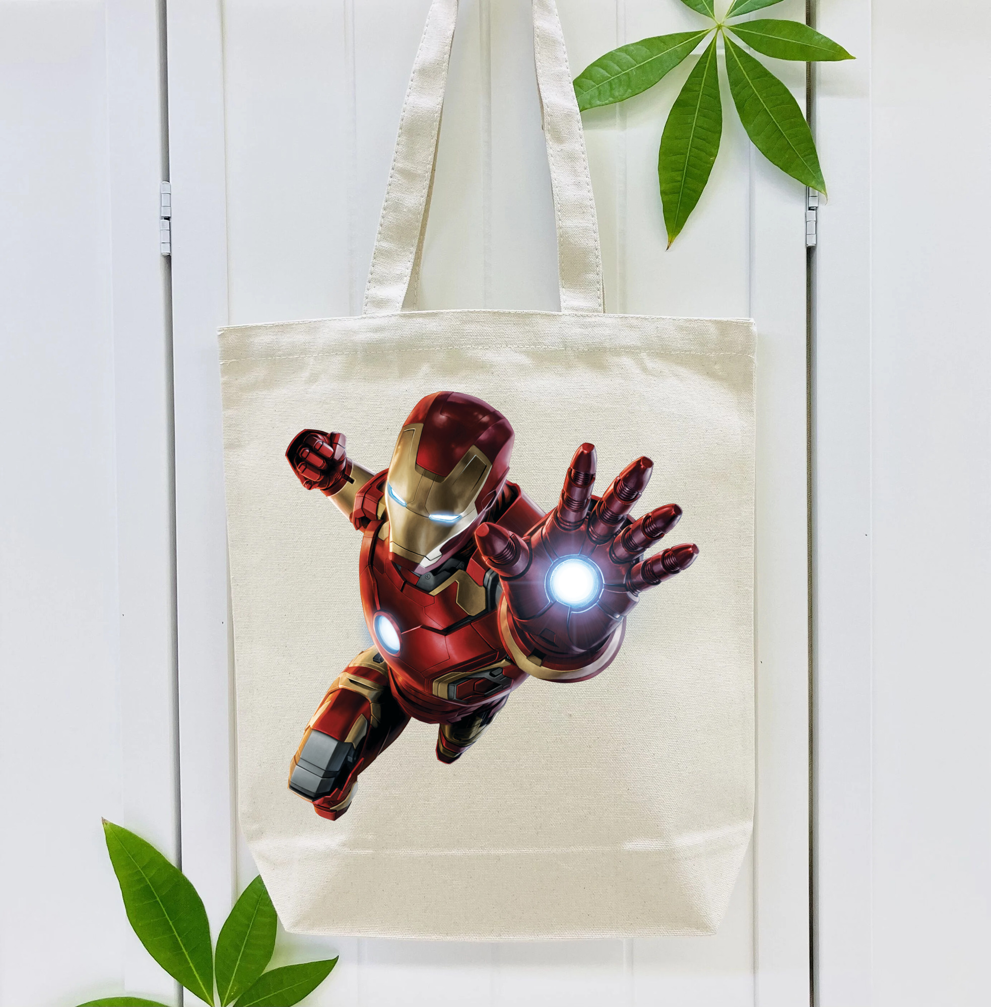 アベンジャーズ The Avengers 縦型キャンバス生地手提げバッグ　トートバッグ