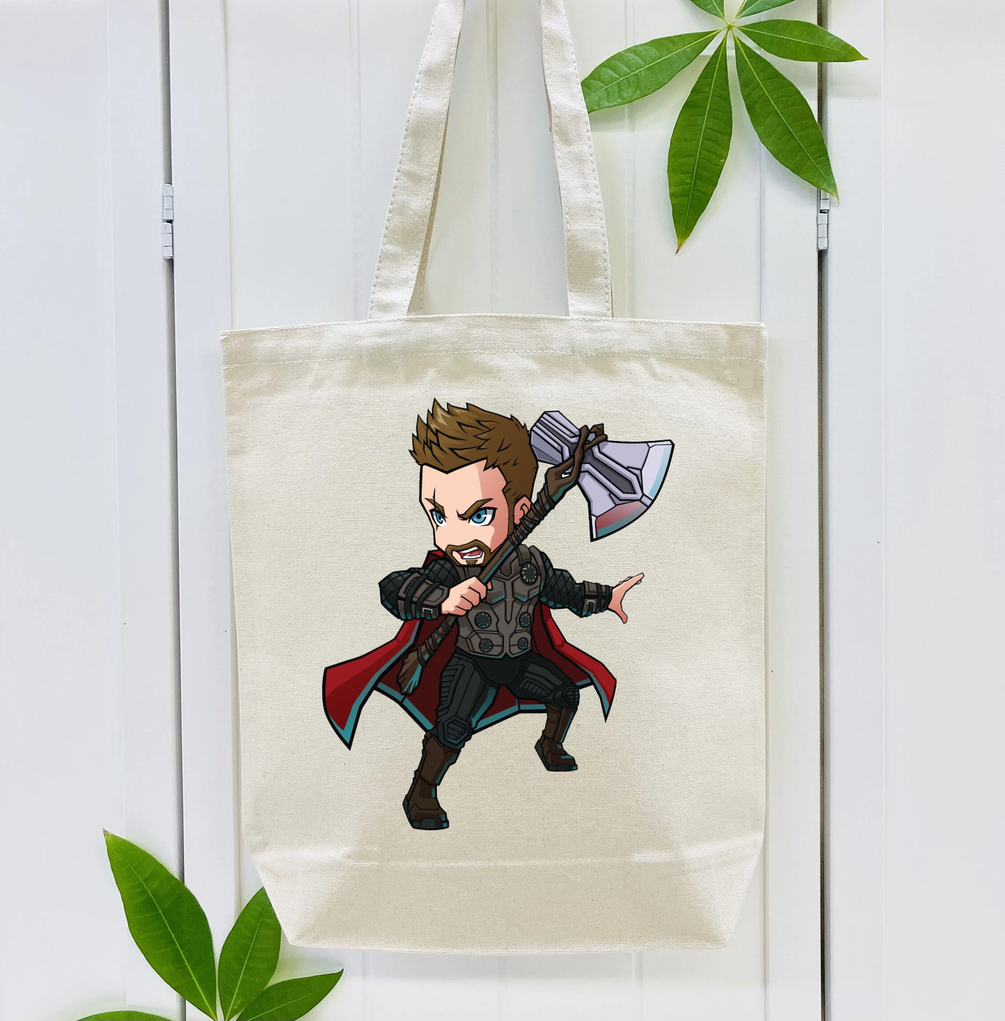 アベンジャーズ The Avengers 縦型キャンバス生地手提げバッグ　トートバッグ