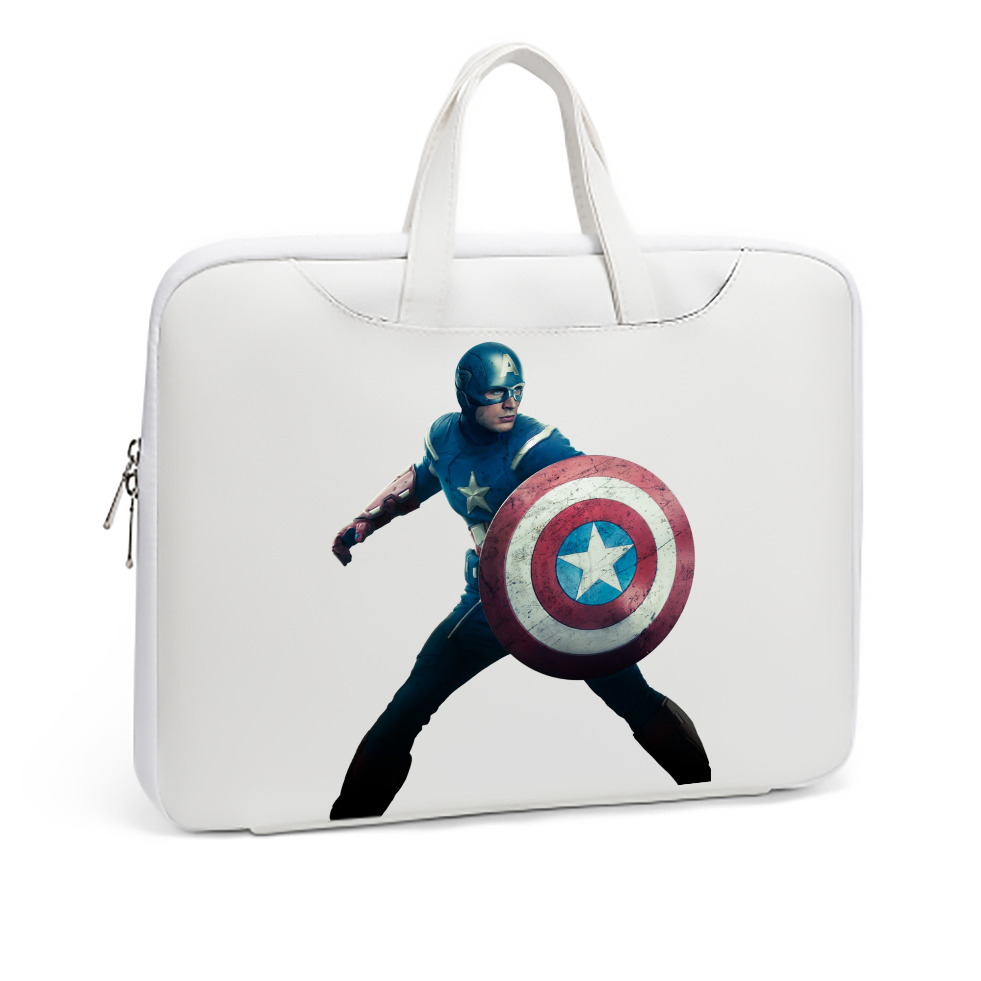 （画像用） アベンジャーズ The Avengers レザーラップトップバッグ　ノートパソコンケース
