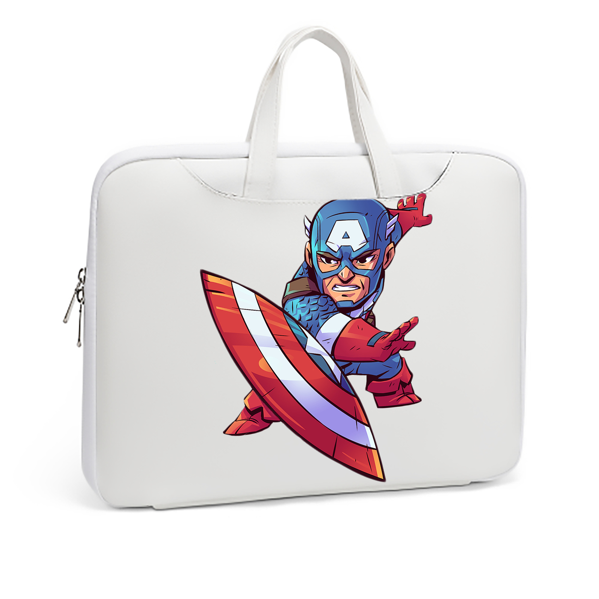 （画像用） アベンジャーズ The Avengers レザーラップトップバッグ　ノートパソコンケース
